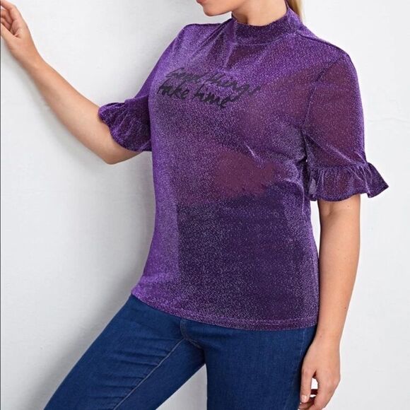 Shimmer Sparkly Blouse - Picture 4 of 5